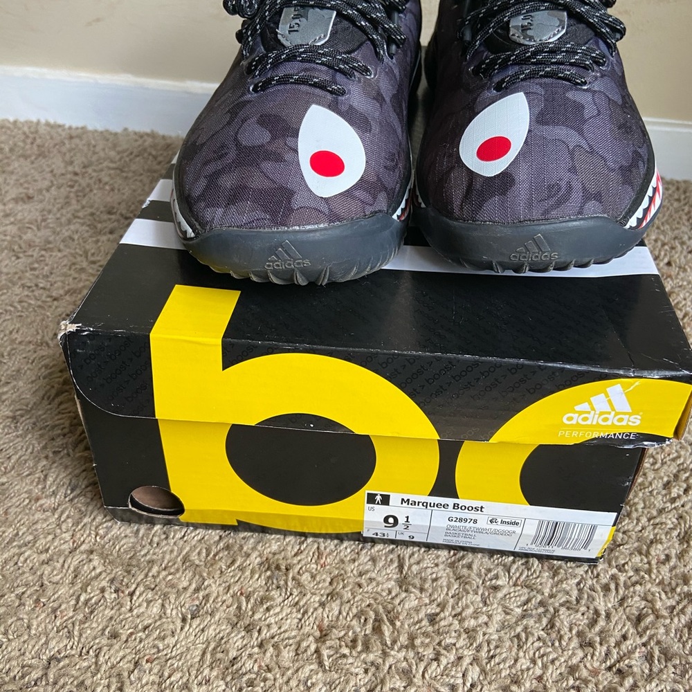 😎😎SOLD😎😎Adidas DAME 4 BAPE Black Camo - Picture 5 of 16